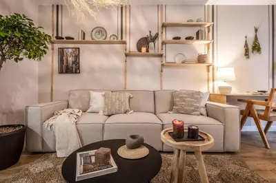 Zona de estar de Tavira - 3 bedrooms apartment in Recoletos