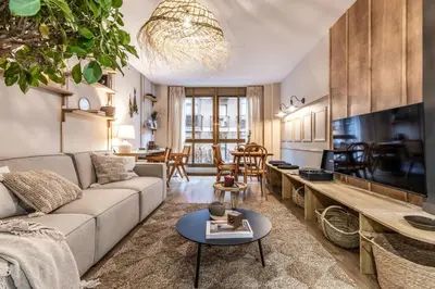 Zona de estar de Tavira - 3 bedrooms apartment in Recoletos