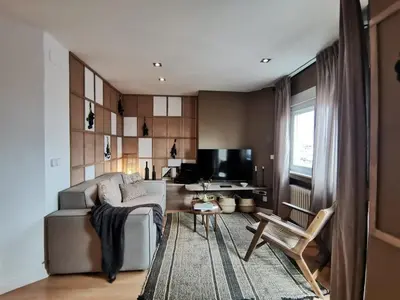 Zona de estar de Triana - 1 bedroom apartment in Trafalgar