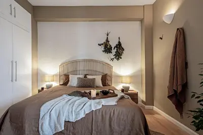Cama o camas de una habitación en Triana - 1 bedroom apartment in Trafalgar