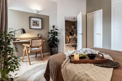 Zona de estar de Triana - 1 bedroom apartment in Trafalgar
