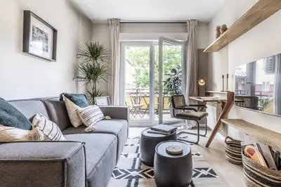 Zona de estar de Giorgio - 1 bedroom in Almagro