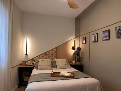 Cama o camas de una habitación en Giorgio - 1 bedroom in Almagro