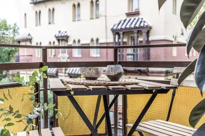 Un balcón o terraza de Giorgio - 1 bedroom in Almagro
