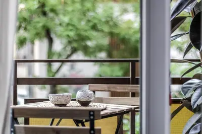 Un balcón o terraza de Giorgio - 1 bedroom in Almagro
