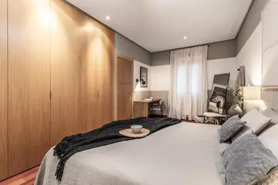 Cama o camas de una habitación en Vero - 3 bedroom apartment in Goya