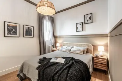 Cama o camas de una habitación en Acqua - 3 bedrooms and terrace in Centro
