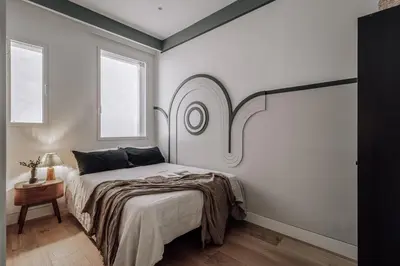 Cama o camas de una habitación en Bomonti - 4 bedrooms in Lista