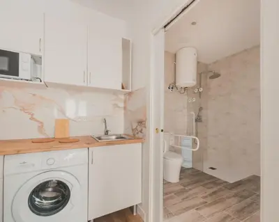 Una cocina o zona de cocina en Wood 2