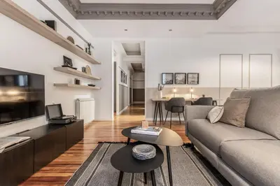 Zona de estar de Pino - 3 bedroom in Chamberí