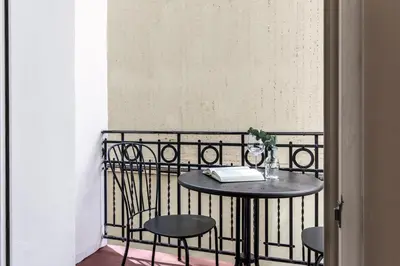Un balcón o terraza de Pino - 3 bedroom in Chamberí