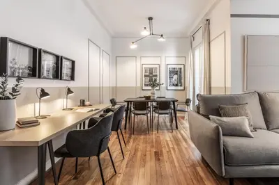 Zona de estar de Pino - 3 bedroom in Chamberí
