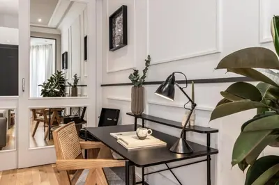 Zona de estar de Blu - 1 bedroom in Almagro