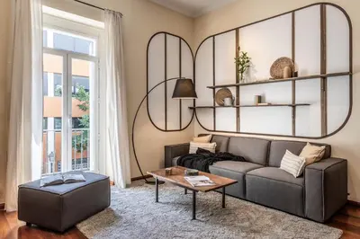 Zona de estar de Uzer - 2 bedrooms in Recoletos