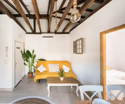 Zona de estar de Cottage & Vintage