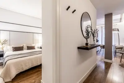 Cama o camas de una habitación en Sauco - 2 bedrooms in Centro