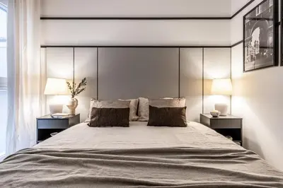 Cama o camas de una habitación en Sauco - 2 bedrooms in Centro