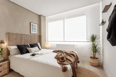 Cama o camas de una habitación en Selong - 2 bedrooms in Almagro