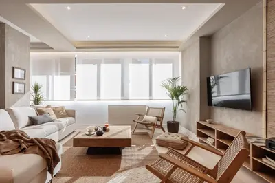 Una televisión o centro de entretenimiento en Selong - 2 bedrooms in Almagro