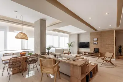 Una televisión o centro de entretenimiento en Selong - 2 bedrooms in Almagro