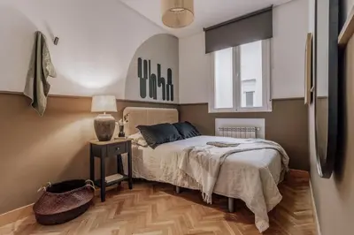Cama o camas de una habitación en Zarif - 2 bedrooms in Malasaña-Universidad
