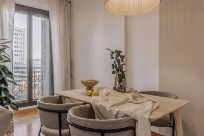 Zona de estar de Zarif - 2 bedrooms in Malasaña-Universidad