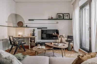 Zona de estar de Zarif - 2 bedrooms in Malasaña-Universidad