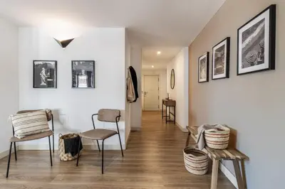 Zona de estar de Dono - 3 bedrooms apartment in Chueca