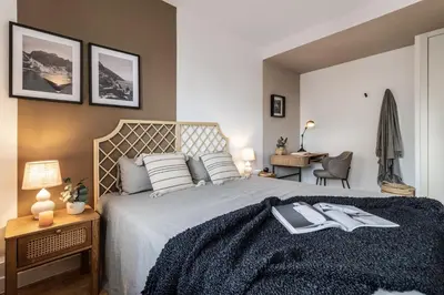 Cama o camas de una habitación en Dono - 3 bedrooms apartment in Chueca