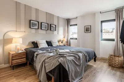 Cama o camas de una habitación en Dono - 3 bedrooms apartment in Chueca