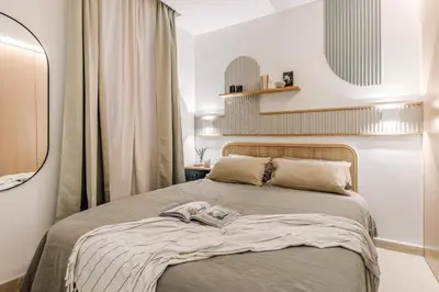 Cama o camas de una habitación en Antiga - 2 bedrooms in Almagro