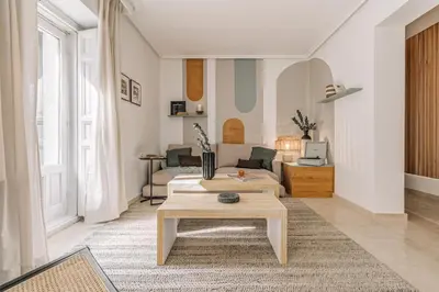 Zona de estar de Antiga - 2 bedrooms in Almagro