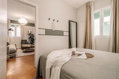 Cama o camas de una habitación en Patti - 2 bedrooms in Ibiza