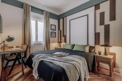 Cama o camas de una habitación en Gonul - 3 bedrooms and terrace in Goya