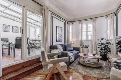 Zona de estar de Gonul - 3 bedrooms and terrace in Goya