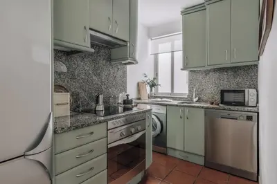 Una cocina o zona de cocina en Gonul - 3 bedrooms and terrace in Goya