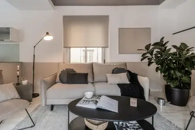 Zona de estar de Fisciano - 3 bedrooms apartment in Goya