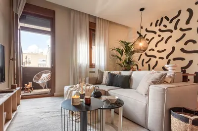 Zona de estar de Ogaden - 2 bedroom in Azca
