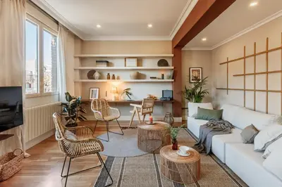 Zona de estar de Ombai - 2 bedrooms in Castellana
