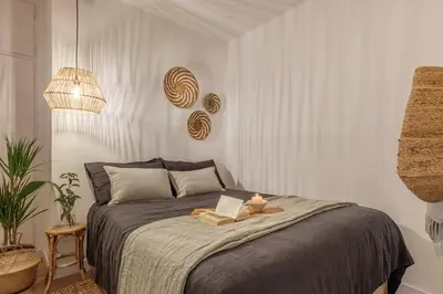 Cama o camas de una habitación en Trikora - 3 bedrooms in Castellana