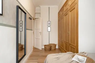 Cama o camas de una habitación en Bahia - 3 bedrooms and balcony in Niño Jesús