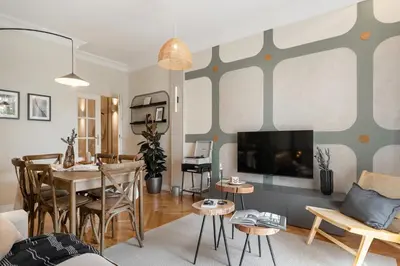 Zona de estar de Bahia - 3 bedrooms and balcony in Niño Jesús