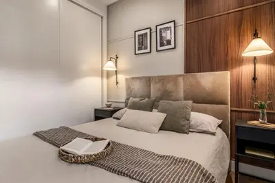 Cama o camas de una habitación en Onyx - 2 bedrooms in Centro