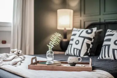Zona de estar de Kasai - 2 bedrooms and terrace in Malasaña