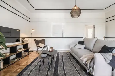 Zona de estar de Castizo - 3 bedroom in Chamartín