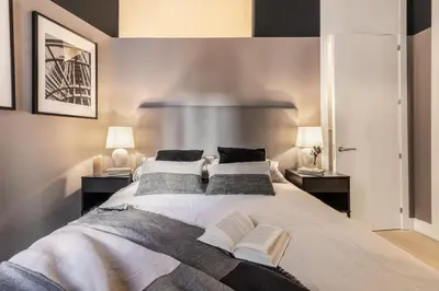 Cama o camas de una habitación en Adelfas - 2 bedroom in Rios Rosas