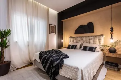 Cama o camas de una habitación en Sabha - 3 bedrooms in Almagro