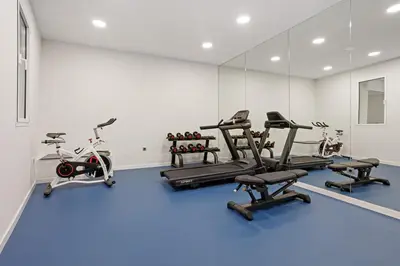 Gimnasio o instalaciones de fitness de Pantai - 2 bedroom in Almagro