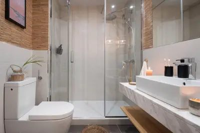 Un baño de Pantai - 2 bedroom in Almagro