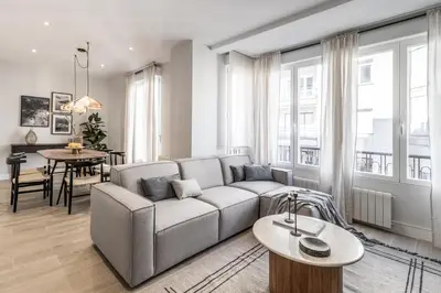Zona de estar de Stella - 3 bedrooms in Goya